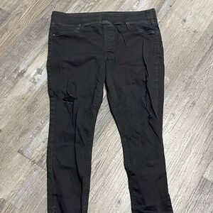 Distressed Rockstar Skinny Jeggings